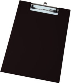 Eichner Schreibmappe mit ausziehbarer Hakenöse DIN A4 schwarz 12er Packung - Bild 1