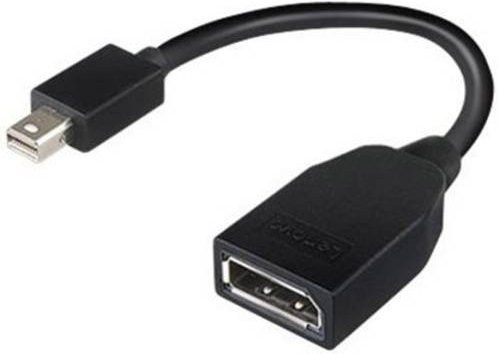 Lenovo 4X90L13971 Adapter Mini-DisplayPort auf DisplayPort in Schwarz - Bild 1
