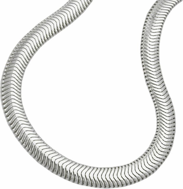 Gallay Armband, Schlangenkette, 925 Silber, 6 mm, 19 cm, Unisex - Bild 1