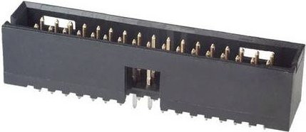 TE Connectivity Buchsengehäuse-Platine 1-103169-5 in Schwarz - Bild 1