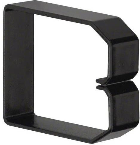 Hager Tehalit Halteklammer B 80060/3 in Schwarz, B/H: 60 x 75 mm - Bild 1