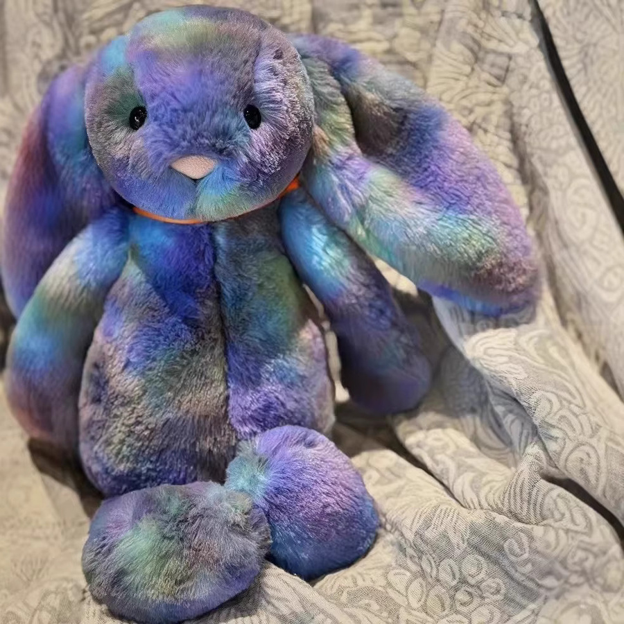 XUYUAN Franilla Luxe Bonnie Rabbit Deko-Figur in Gold und Multicolour, Kawaii-Accessoire für Schreibtisch und Wohnzimmer, Höhe: 31,0 cm - Bild 2
