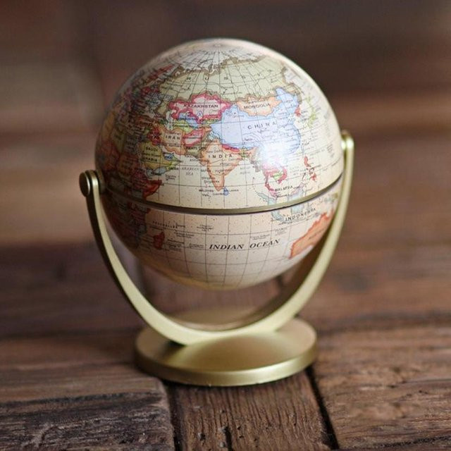 Rotierender Globus, Desktop Ornament, Geografie Lehre Lernwerkzeug - Bild 1