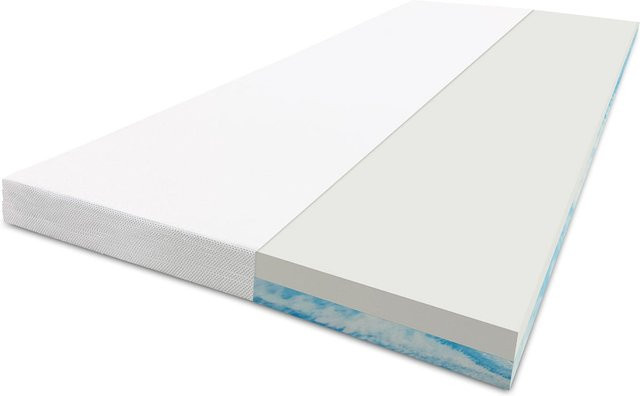 Mlily Matratzentopper Plus in Weiß, B/T/H: 100 x 200 x 7 cm - Bild 1