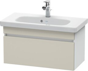 Duravit Waschtischunterschrank DuraStyle, Farbe: Taupe/Weiß matt, B: 73 cm, T: 36,8 cm, H: 39,8 cm, 1 Auszug - Bild 1