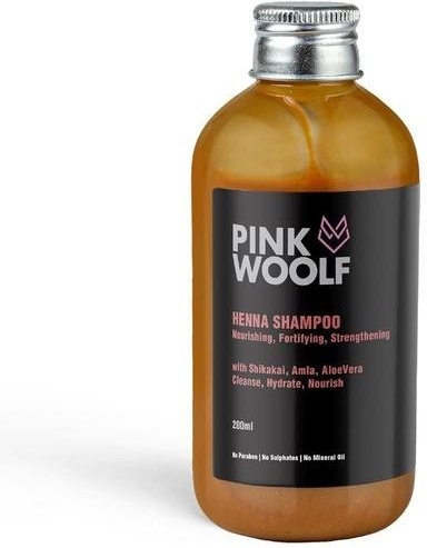 Pink Woolf Henna Shampoo, 200 ml, Normales & Trockenes Haar - Bild 1