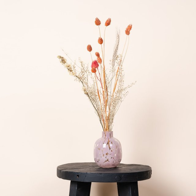 Glasvase Konfetti von BLUME2000 in Rosa, Höhe: 11,0 cm - Bild 1