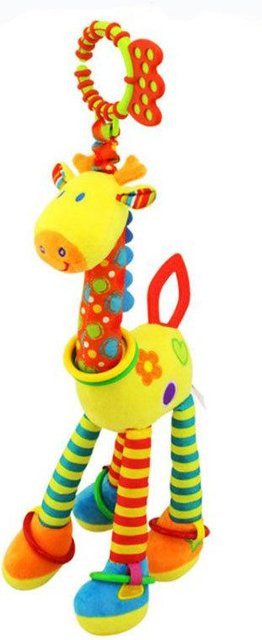 Wucifang Bags Giraffe Tier Handglocken Rasseln Mobile Plüsch, mit Beißring, ab 0 Jahre - Bild 1