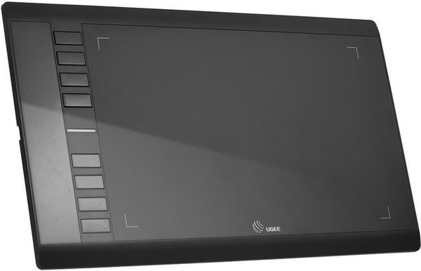 UGEE USB-Grafik-Zeichentablett in Schwarz mit Digitalem Stift und USB-C Anschluss