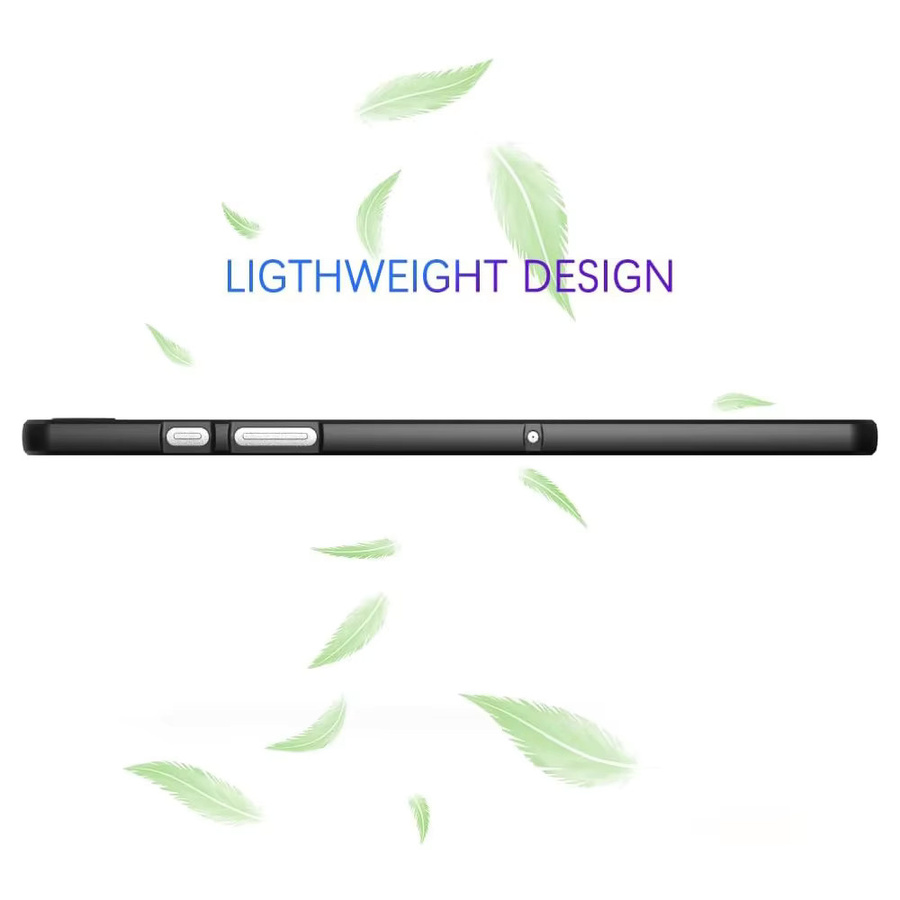 Silikonhülle für Samsung Galaxy Tab A11 Plus und A9 Plus SM-X230 X236, weiche TPU-Rückseite, rutschfest und kratzfest, Schwarz - Bild 4