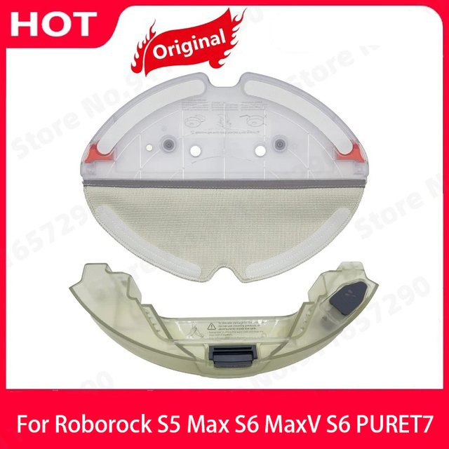 Roborock Ersatzteile Set mit Wassertank, Mopp-Halterung und Mopp-Tüchern für S5 Max, S6 MaxV, S6 Pure und T7 Roboter Staubsauger - Bild 1