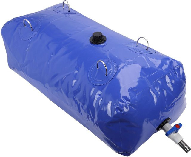 Aimo Wasserspeicherblase in Blau, faltbarer Wassertank aus PVC mit 110 l für Camping und Garten - Bild 1