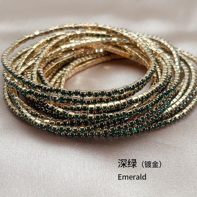 Rui Di Tennisarmband, Zirkonia, Gold, Damen, gray - Bild 1
