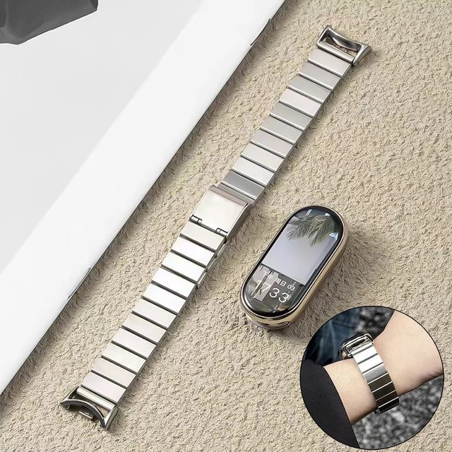OAKCHARM Uhrenarmband Edelstahl, Silber, Unisex - Bild 1