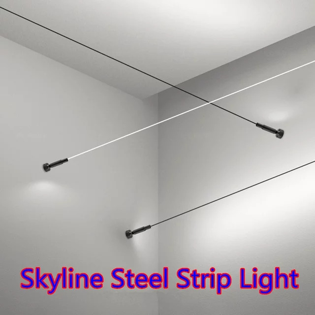 ZIMULONG Skyline LED Wandleuchte aus Stahl, schneidbar, Up-Down-Beleuchtung, Schwarz oder Weiß - Bild 1