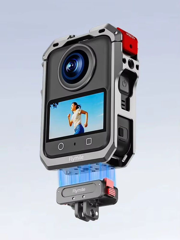 Flymile Metall-Schutzhülle Rahmenkäfig für DJI OSMO 360 mit 1/4 Zoll Gewinde und Multifunktions-Erweiterungshalterungen - Bild 7