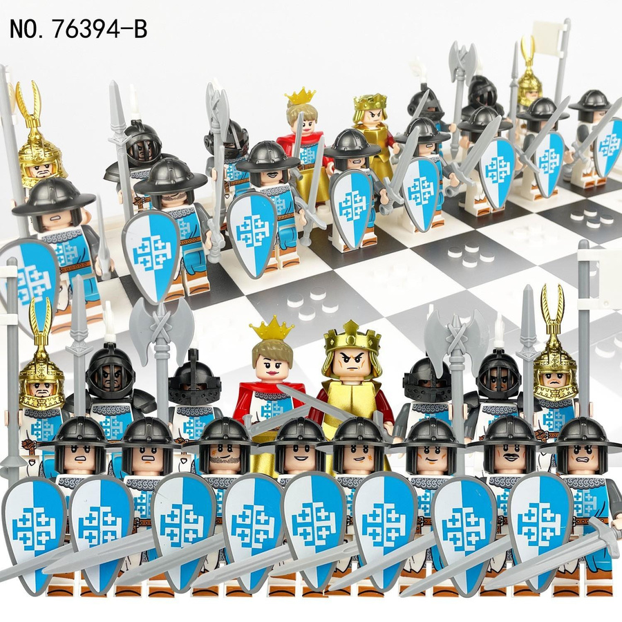 Humanoide Puppen Minifiguren aus Kunststoff, Bunt / Mehrfarbig - Bild 3