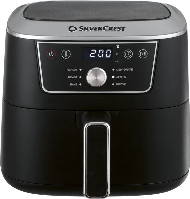 SILVERCREST Heißluftfritteuse SHFD 2000 D1 in Schwarz mit 4,7 l Volumen - Bild 1