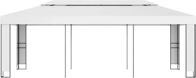 vidaXL Pavillon mit Doppeldach in Weiß, B/T: 6 x 3 m - Bild 1