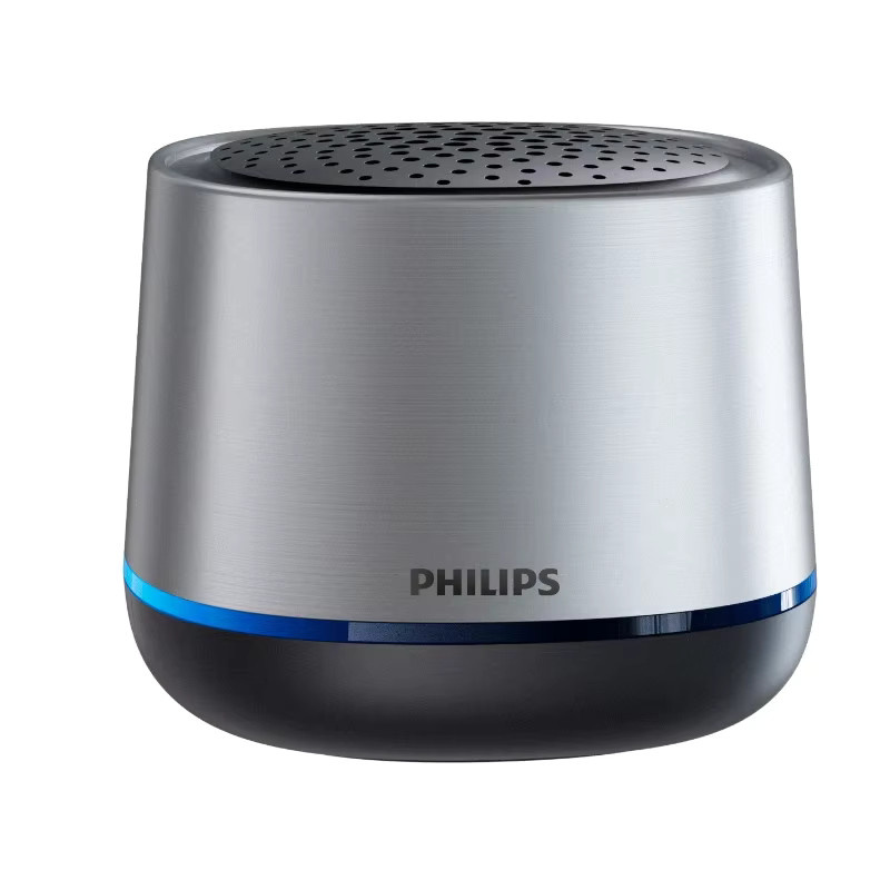 Philips TAS1009 Tragbarer kabelloser Desktop-Lautsprecher mit Bluetooth 5.3 und RGB-Subwoofer in Silber/Multicolor - Bild 6