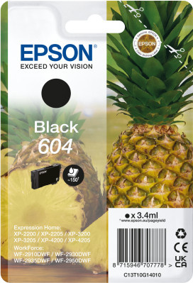 Epson 604 Ananas Druckerpatrone Schwarz - Bild 1