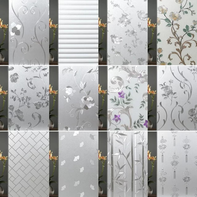 BUNPIG Fensterfolie 3D Privatsphäre aus transparentem Vinyl, statisch haftender Fensteraufkleber ohne Kleber - Bild 1