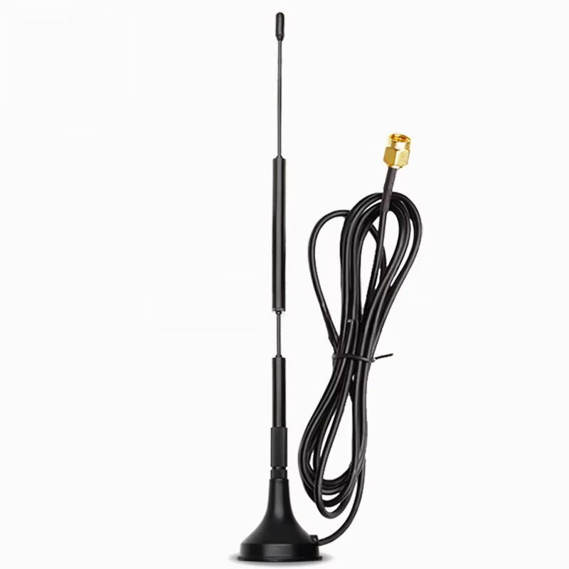 NOWEPOCH LoRa-Antenne 433 MHz mit 12 dBi Verstärkung, magnetische Antenne mit 3 m RG174 Kabel und SMA-Stecker, Schwarz - Bild 2