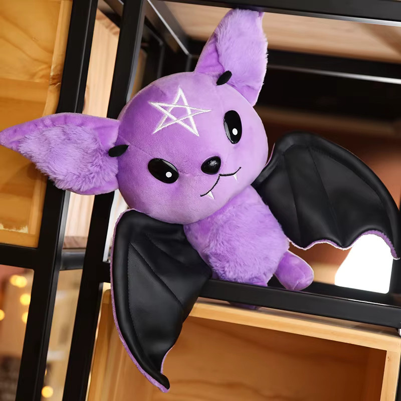 Molutian Dämonenfledermaus, Halloween, Plüsch / Textil, Bunt / Mehrfarbig, Lila - Bild 3