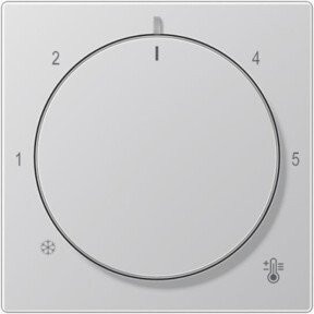 Jung Abdeckung Thermostat A1749BFAL in Aluminium Silver - Bild 1