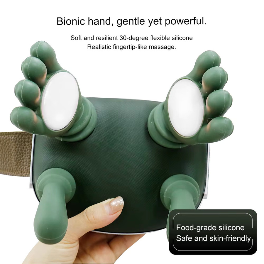 Raiuleko Nacken-Schulter-Massagegerät N7, Green, Unisex - Bild 4