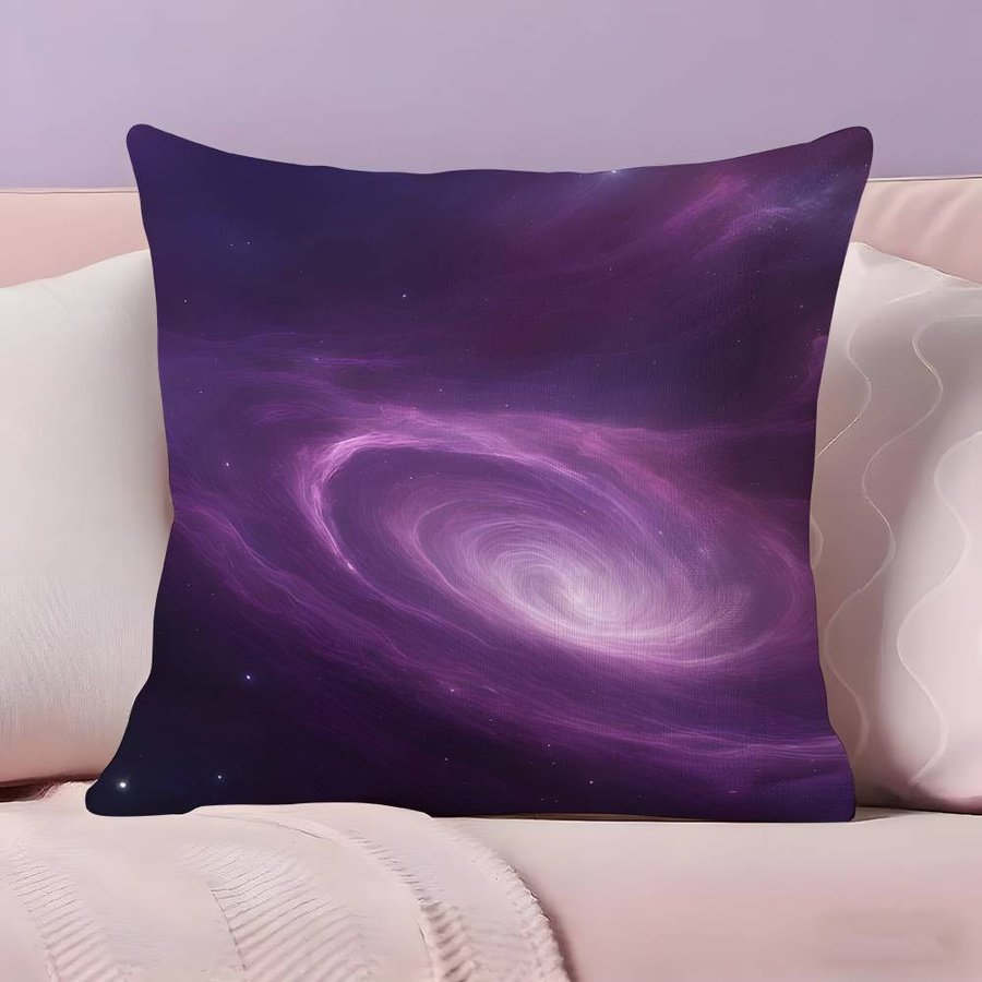 Lucky starfish HOME Kissenbezug Weltraum Sternenhimmel aus Polyester, B/T/H: 45 x 45 x 0 cm - Bild 1