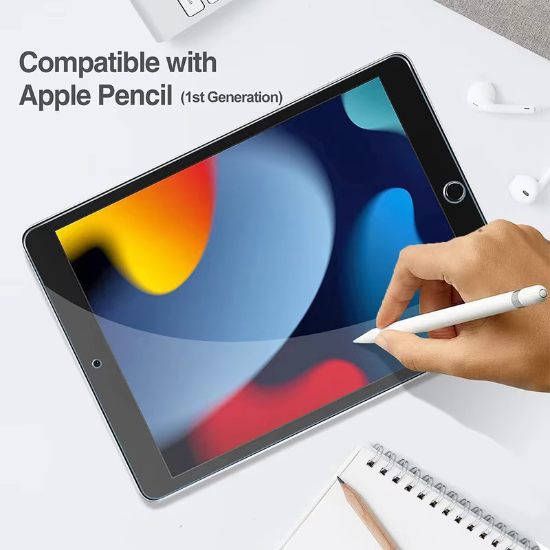 Apple Displayschutzfolie aus gehärtetem Glas für iPad 10,2 Zoll, 9H Härte, transparent - Bild 3