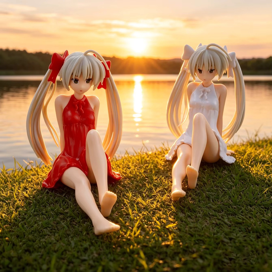 Bandai Yosuga No Sora Kasugano Sora PVC-Figur, Rot-Weißes Outfit - Bild 2
