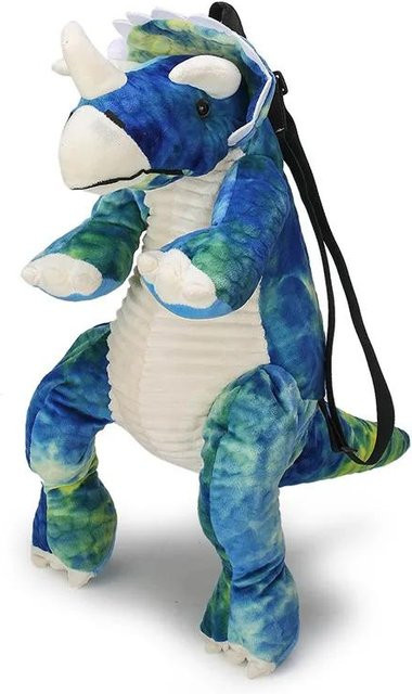 Yiran Health & Beauty Dinosaurier Rucksack, Plüschtier, 40cm, Bunt - Bild 1