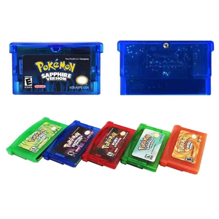 Bandai Pokemon GBA Videospiel-Cartridge 32-Bit RPG in 6 Sprachen für DS, NDS und GB, Multicolor - Bild 2