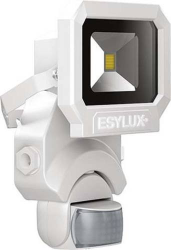 ESYLUX AFL SUN LED-Außenstrahler in Weiß mit Bewegungsmelder und 10W LED-Leistung - Bild 1