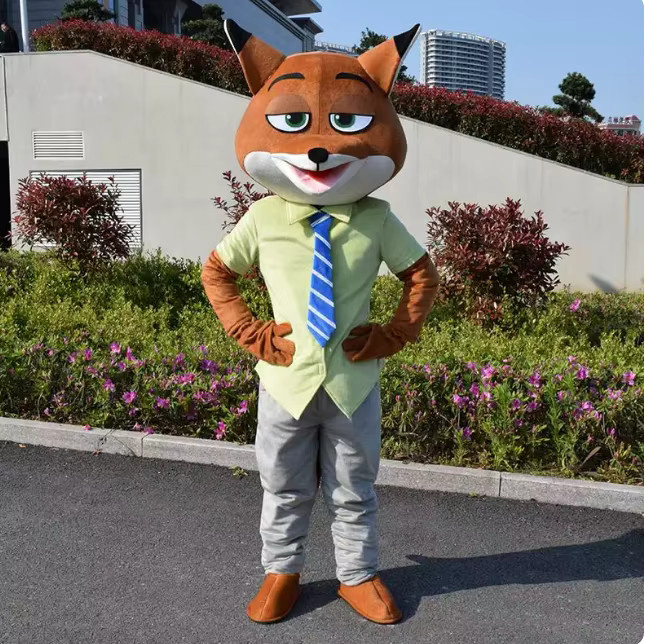 Disney Zootopia Judy Nick Maskottchen-Kostüm, Zeichentrickfigur - Bild 3