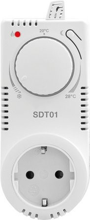 Vitalheizung Steckdosenthermostat HVH, weiß, B/H/T: 5,8 x 7,8 x 14,3 cm - Bild 1