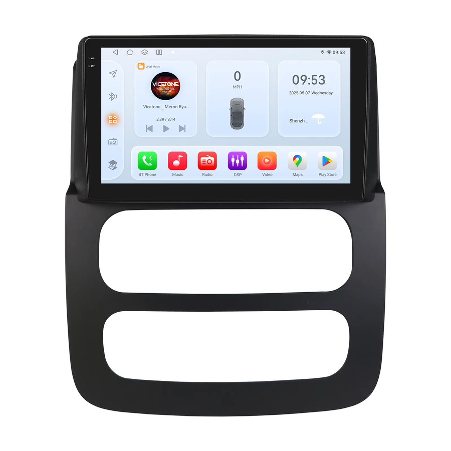 OSSURET Android Auto und Carplay Multimedia-Player für Dodge Ram 1500 2500 3500 2002 - 2005, Auto-Stereo-Audio in Schwarz - Bild 5