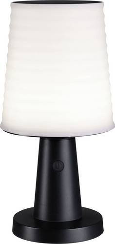 Paulmann Ilanga 94611 Solar-Tischlampe LED mit warmweißem Licht in Anthrazit und Grau, dimmbar, IP44 wetterfest für Terrasse und Wohnzimmer - Bild 1