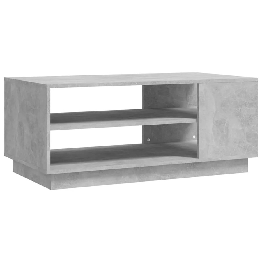 vidaXL Couchtisch in Betongrau mit modernem Design aus Holzwerkstoff, B/T/H: 102 x 55 x 43 cm - Bild 2