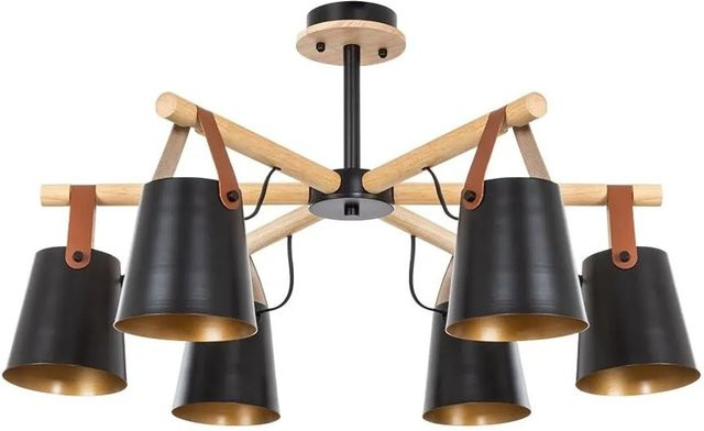 ARTE LAMP LED Deckenleuchte in Schwarz im skandinavischen Design aus Metall - Bild 1