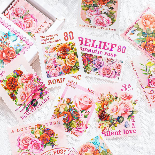 Alideco Kawaii Sammelalbum Aufkleber Set, 30 Stück farbiges Papier für Scrapbooking und Journaling, Multicolour - Bild 1