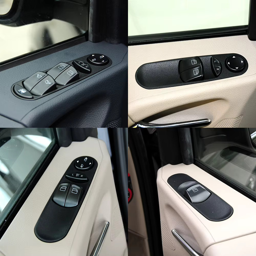 Elektrischer Fensterheber Schalter für Mercedes-Benz Viano Vito Mixto W639 in Schwarz - Bild 3