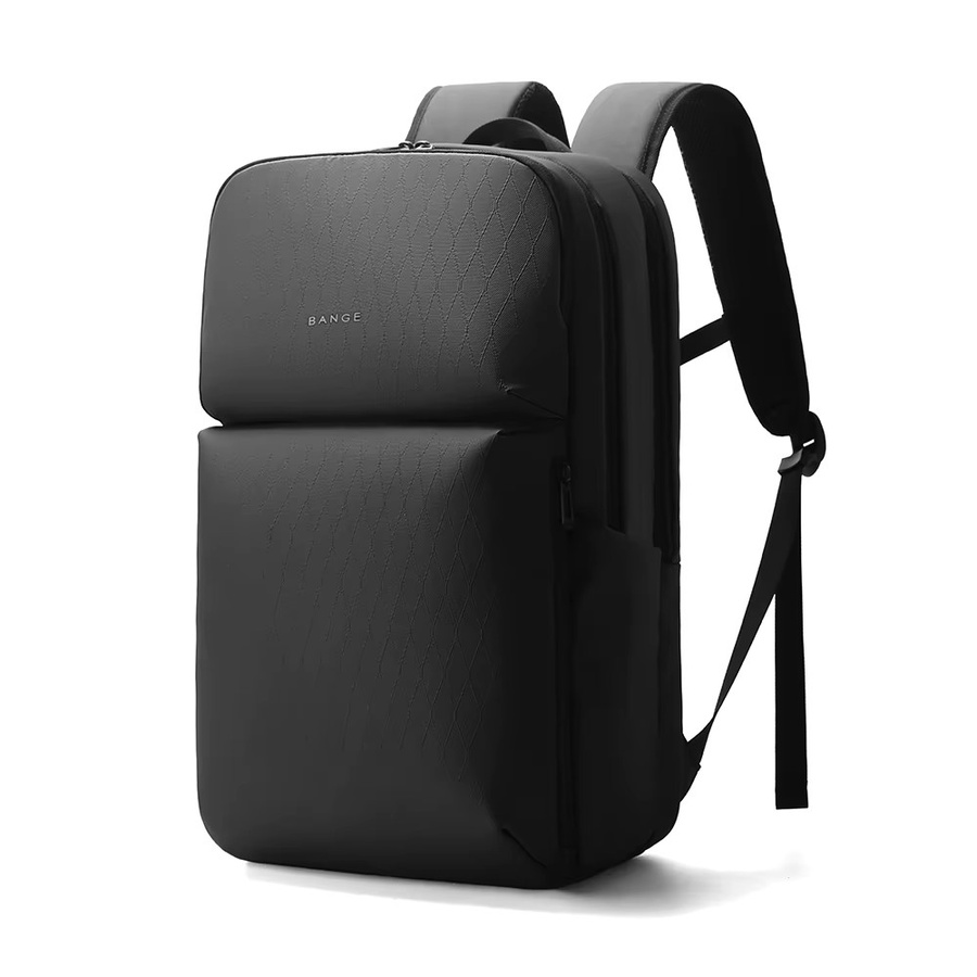 BANGE Laptop-Rucksack mit großem Fassungsvermögen und wasserabweisendem Design in Schwarz, passend für 16-Zoll-Laptops - Bild 7