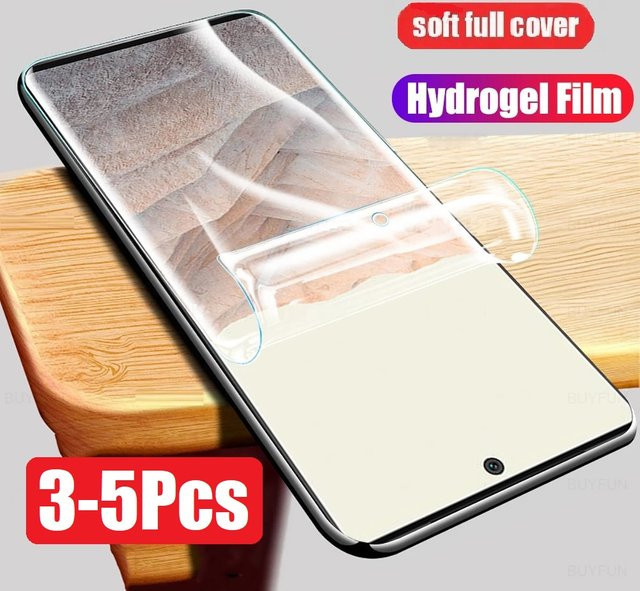 3-5 Stück Hydrogel Display Schutzfolien für Google Pixel 2 3 3A 4 4A 5A 5G 5 XL Lite in Transparent - Bild 1