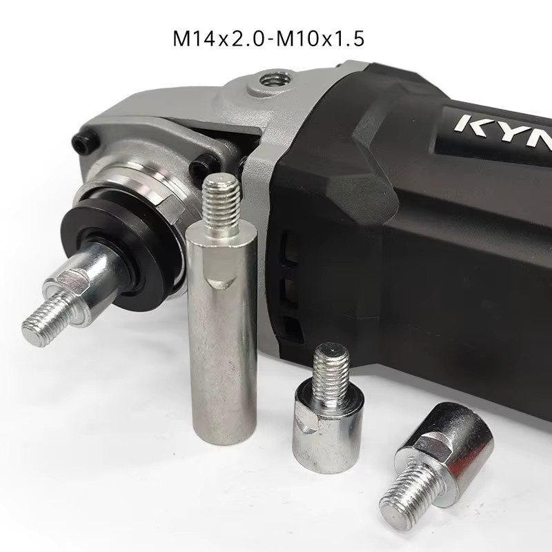 M10 M14 Adapter für Winkelschleifer und Polierer als Schnittstellenverbinder und Gewindekonverter in Silber - Bild 2