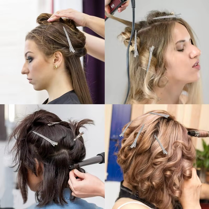 Metall Entenschnabel Clip Haarspangen für lockiges Haar, Unisex - Bild 4