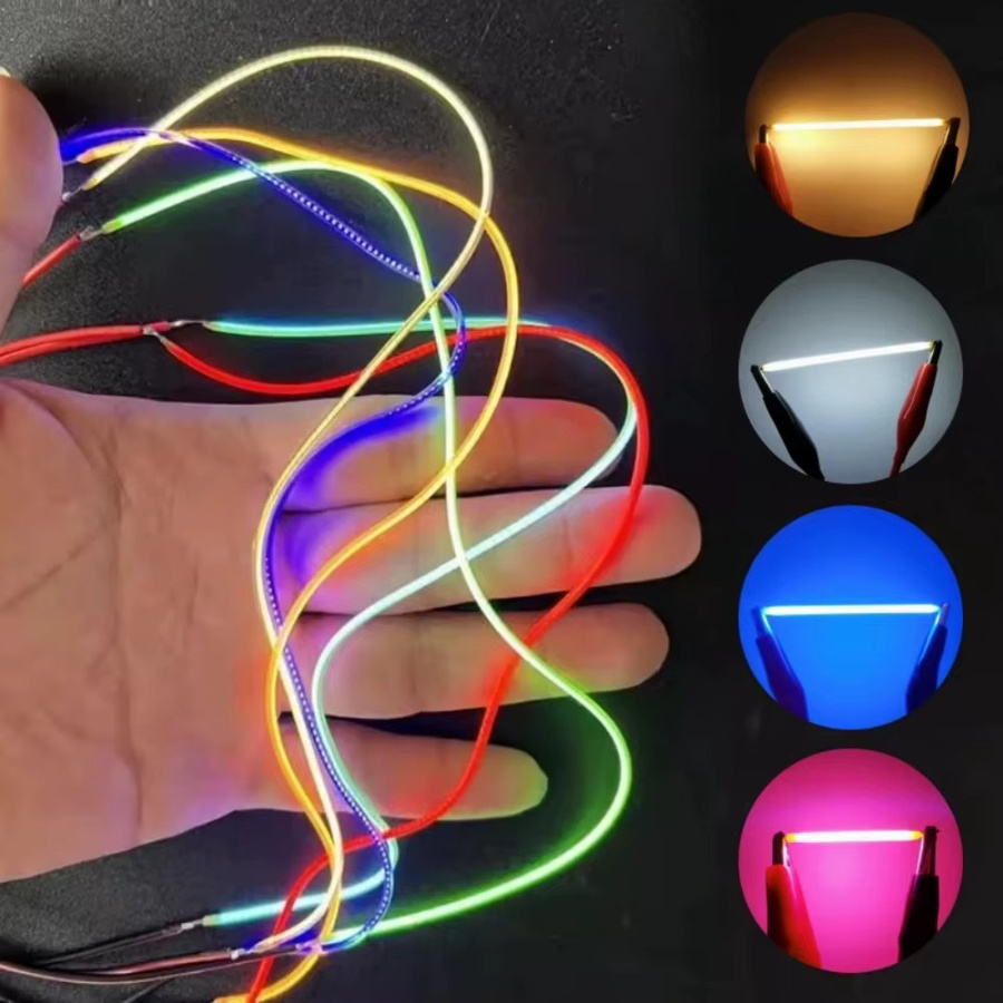 XUNATA 10er Set COB LED Filament Streifen RGB Multicolour für Edison Birnen und Dekorationsbeleuchtung - Bild 2