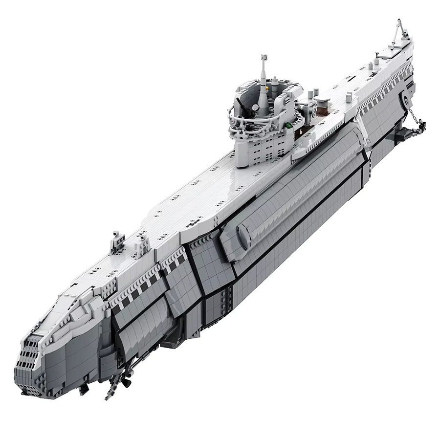 Gobricks MOC Typ VIIB U-Boot Modell, Baustein Spielzeug, Fahrzeuge - Bild 3